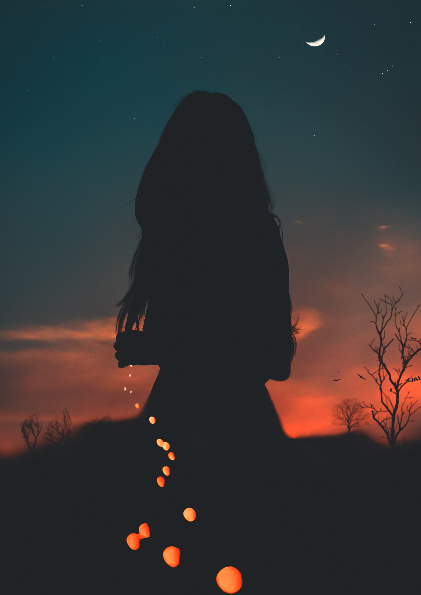 Silueta de una mujer